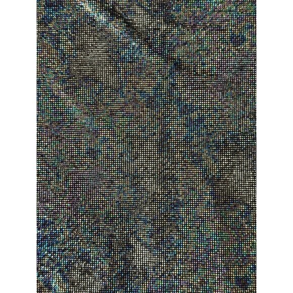 Everly Womens Size S Sleeveless Shimmer Black Blue Pink Metallic Dress Stretch - Picture 8 of 9